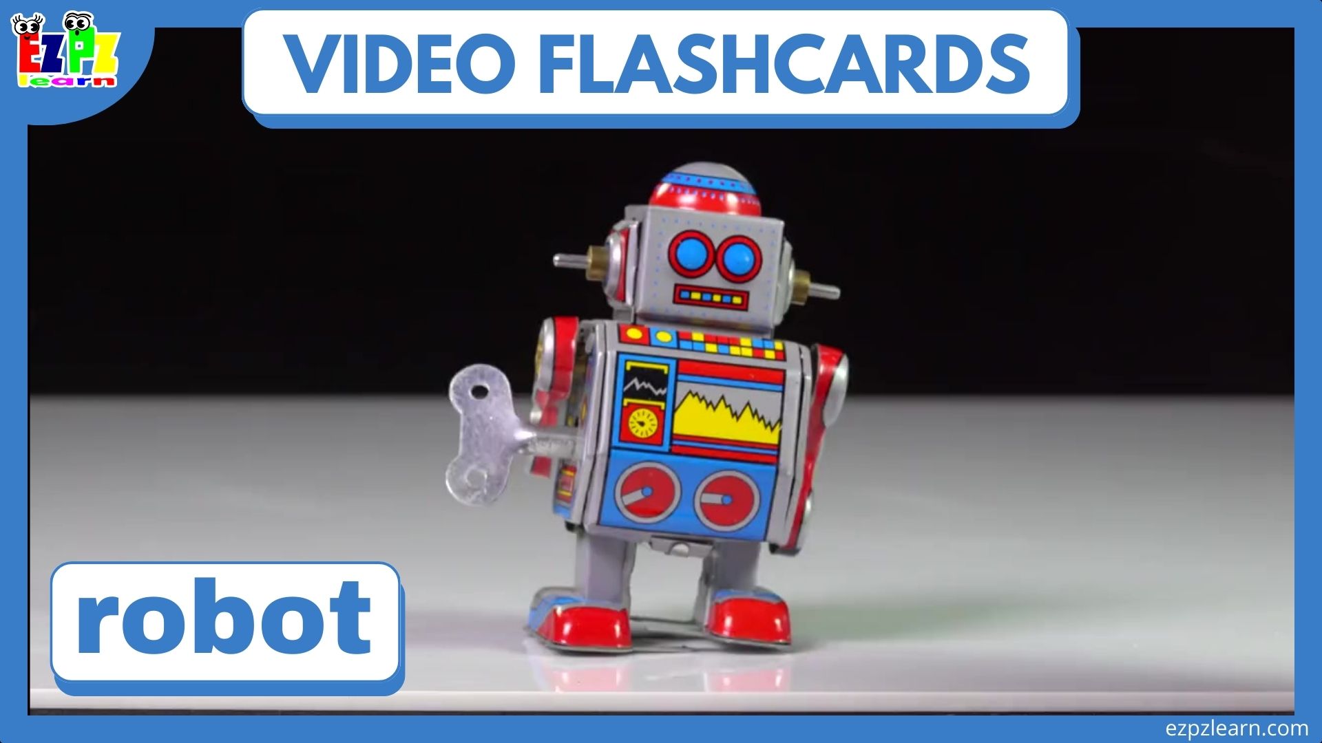 Toys Video Flashcards for Kids and English Language Learners.
